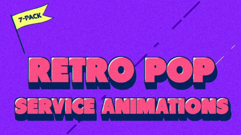 Retro Pop Service Animations